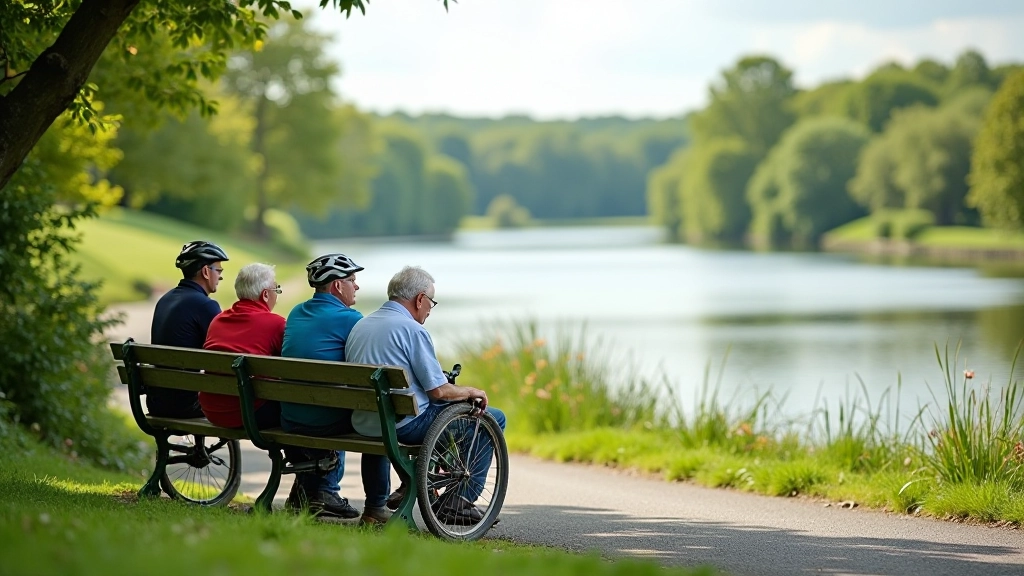 Cyclists taking a break at a scenic point on the Limerick to Scarriff route